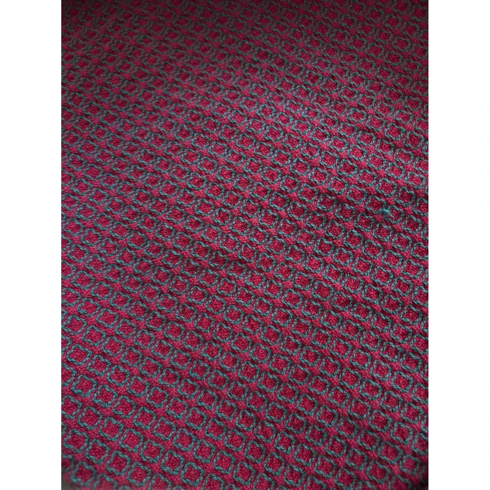 Food Network Christmas Table Linens Red Woven Tablecloth Napkins Rings 64